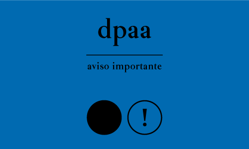 Aviso Importante DPAA